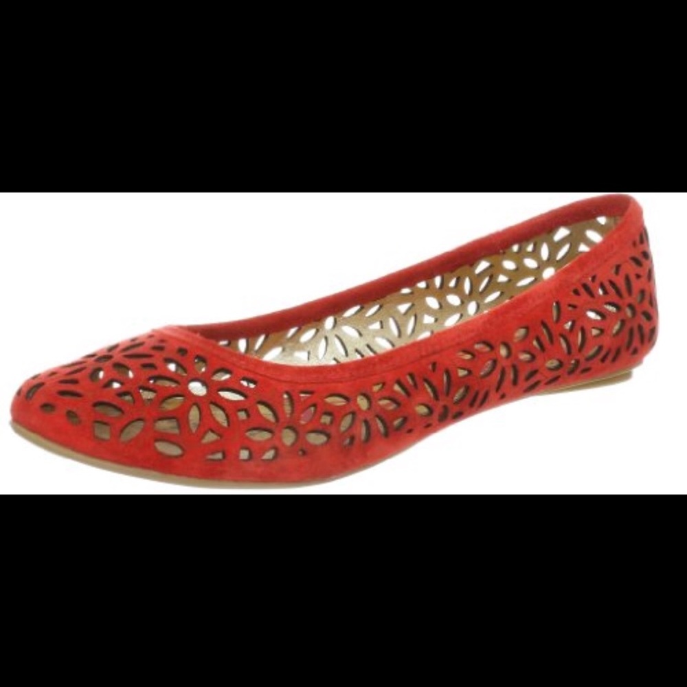NEW Kenneth Cole slip-ster Coral Orange Ballet Flat
